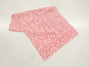 ビロードレース花模様ショール